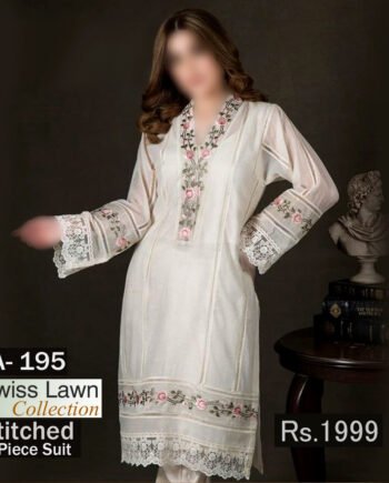 STITCHED 2 piece DRESS FA- 196